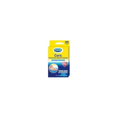 SCHOLL Corn Removal Double Protection Plasters