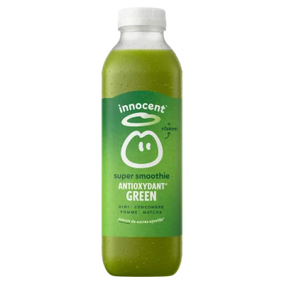INNOCENT Super smoothie antioxidant green kiwi cucumber apple matcha 750 ml