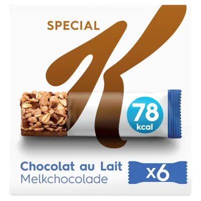 KELLOGG'S Special K Milk Chocolate Cereal Bars 6x20g