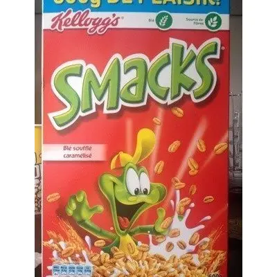 KELLOGG'S Smacks Caramelized Puffed Wheat 600 g