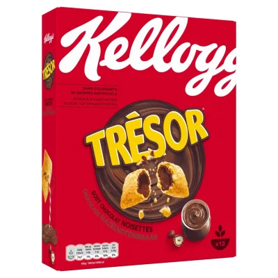 KELLOGG'S Trésor Chocolate Hazelnut Cereals 375 g