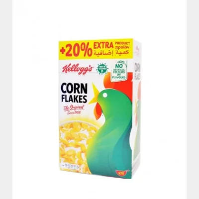 KELLOGGS CORN FLAKES 600gr (500gr +20% EXTRA PRODUCT)