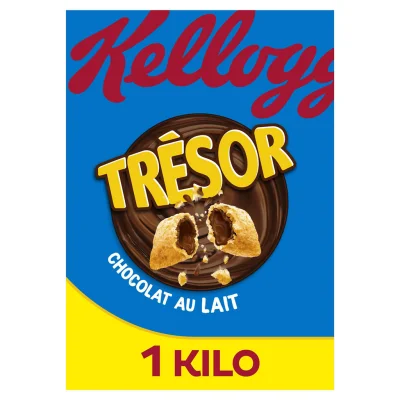 KELLOGG'S Trésor Milk Chocolate Filled Cereals 1 kg