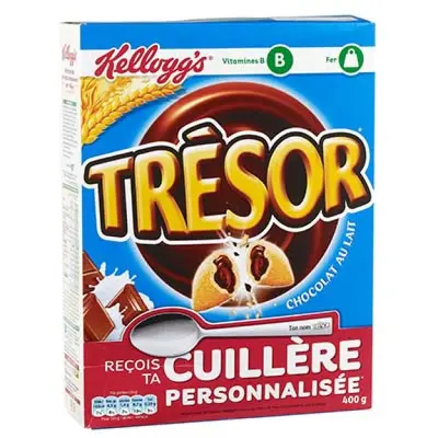 KELLOGG'S Trésor Milk Chocolate Cereals 400 g