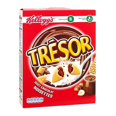 KELLOGG'S Trésor Chocolate Hazelnut Cereal 400 g