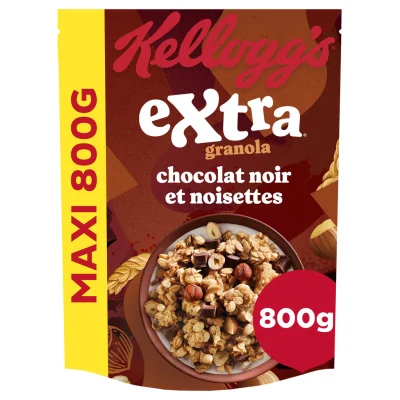 KELLOGG'S Extra Granola Dark Chocolate and Roasted Hazelnuts 800 g
