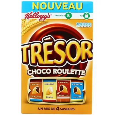 KELLOGG'S Trésor Chocolat Roulette 650 g