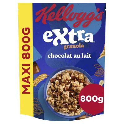 KELLOGG'S Extra Milk Chocolate Oat Clusters 800 g