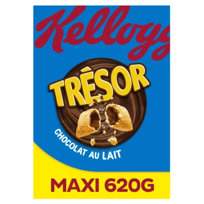 KELLOGG'S Trésor Cereal filled with milk chocolate 620 g