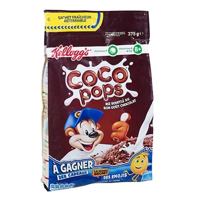 KELLOGG'S Chocolate Puffed Rice Coco Pops 375 g