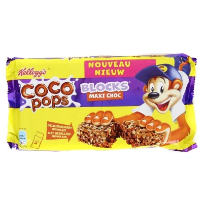 KELLOGG'S Cocopops Choco Block 4X36G