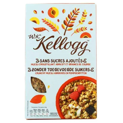 KELLOGG'S No Added Sugar Apricot Muesli 400g
