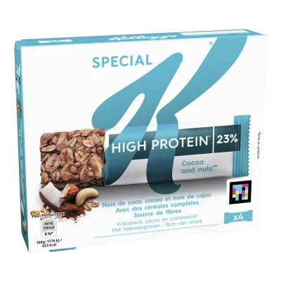 KELLOGG'S Special K Protein Cereal Bars Coconut Cocoa Cashew 4 x 28 g