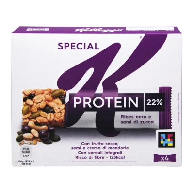 KELLOGGS bars Special K Protein with almond butter 4x28g - Fruit & Nuts