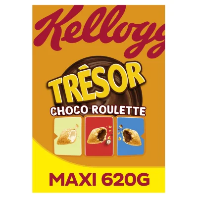 KELLOGG'S Trésor Céréales Choco Roulette 620 g