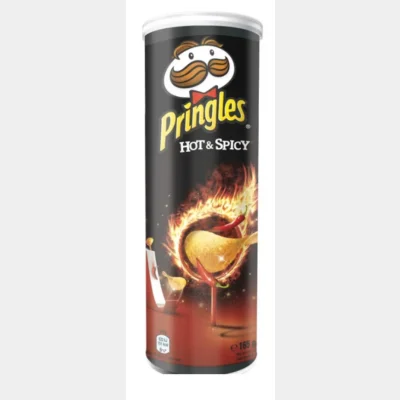Pringles Potato Chips Hot Spicy   165 gr