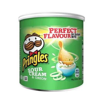 PRINGLES Sour Cream & Onion Crisps 40 g