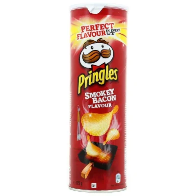 PRINGLES Smokey Bacon Potato Crisps 175 g