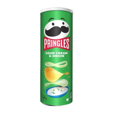 Pringles Cream & Onion Chips 165g