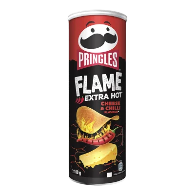Pringles Flame Spicy Cheese & Chilli Chips 160g