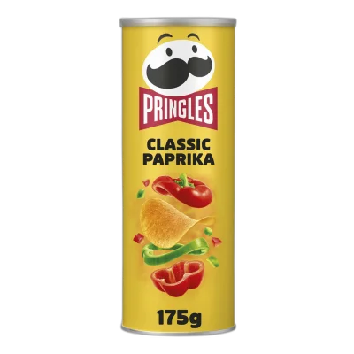 PRINGLES Paprika Potato Crisps 175 g