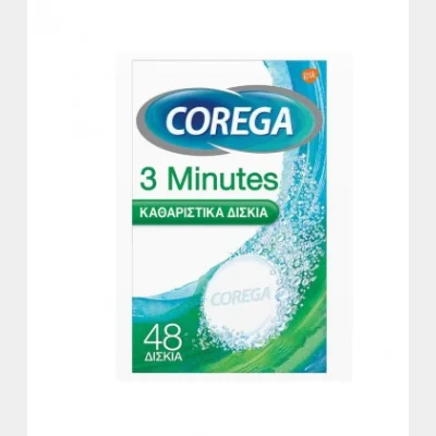 COREGA 3 MINUTES 48 DENTURE CLEANING TABLETS