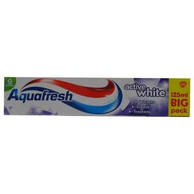 Aquafresh toothpaste 125 ml. Active white.