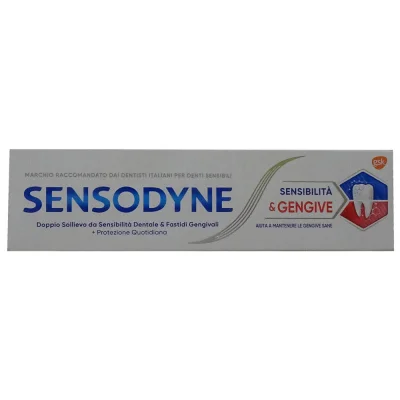 Sensodyne toothpaste 75 ml. Sensitivity and gums.