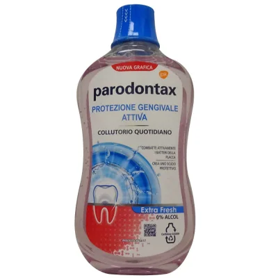 Parodontax mouthwash 500 ml. Extra fresh.