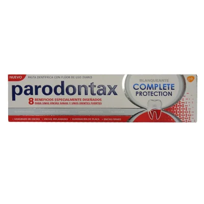 Parodontax toothpaste 75 ml. Whitening complete.