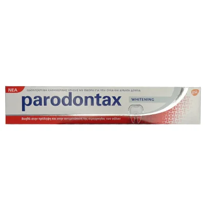 Parodontax toothpaste 75 ml. Whitening.