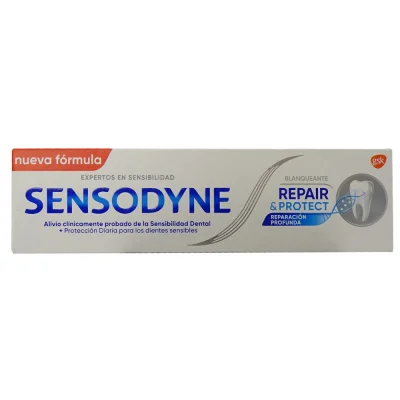 Sensodyne toothpaste 75 ml. Repair & protect whitening.