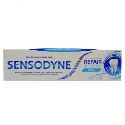 Sensodyne toothpaste 75 ml. Repair & protect.
