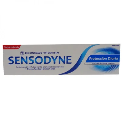 Sensodyne toothpaste 75 ml. Daily protection.