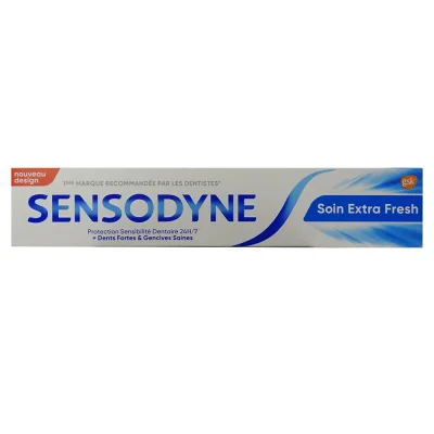 Sensodyne toothpaste 75 ml. Extra fresh.