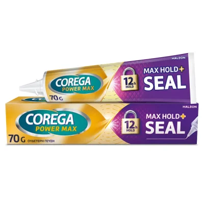 COREGA DENTURE ADHESIVE CREAM 70gr MAX MAX HOLD & BLOCK