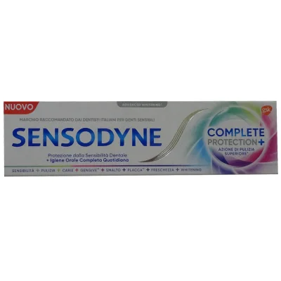 Sensodyne toothpaste 75 ml. Total protection.