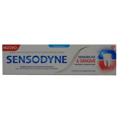 Sensodyne toothpaste 75 ml. Sensitive gums.