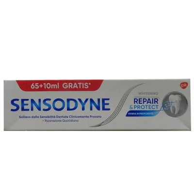Sensodyne toothpaste 75 ml. Repair & protect.