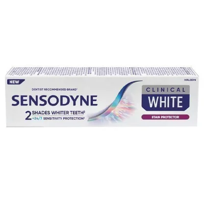 SENSODYNE CLINICAL WHITE 75ml STAIN PROTECTOR TOOTHPASTE