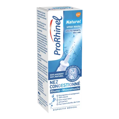 PRORHINEL Natural nasal spray for congested nose adults-children from 3 years 20 ml