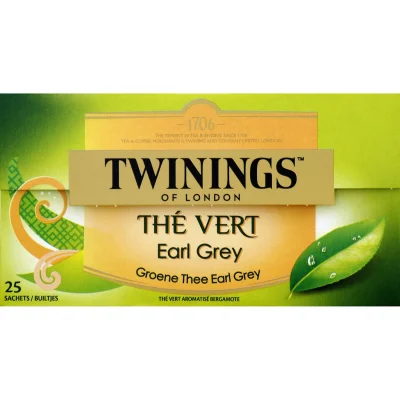 TWININGS Green Tea Earl Grey 40 g