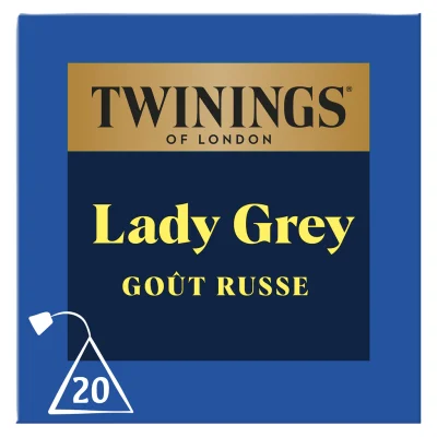 TWININGS Lady Grey Tea Russian Earl Grey 20 bags 40g