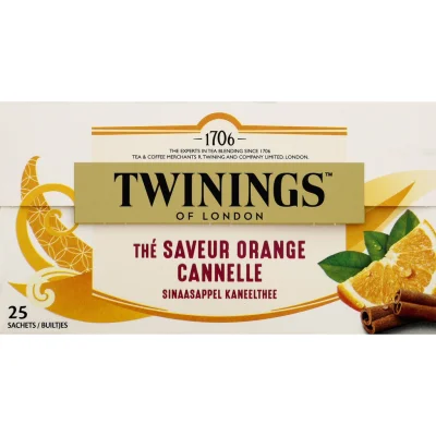 TWININGS Black tea orange cinnamon 50 g