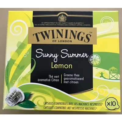TWININGS Sun Lemon Tea Capsules x10