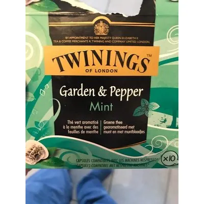 TWININGS Green Tea Mint 10 Capsules 2 g