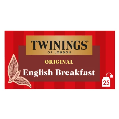 TWININGS Original English Breakfast Tea 25 bags 40 g
