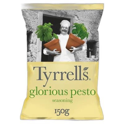 TYRRELL'S Potato Chips Pesto Parmesan 150 g