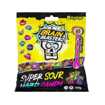 Brain Blaster Super Sour Hard Candy 100g