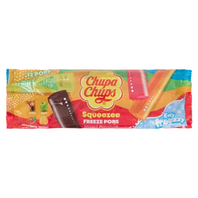 Chupa Chups Freeze Pops Assorted 12x45ml